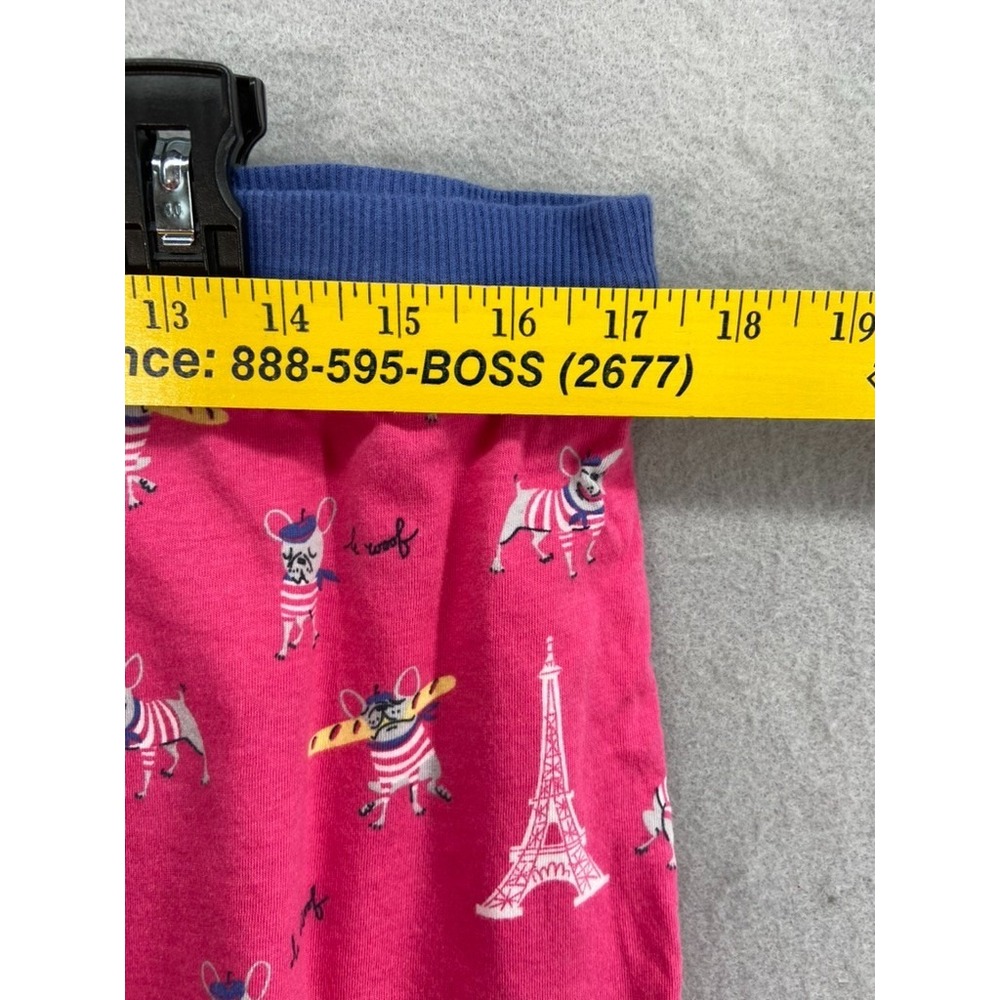 Nite Nite MUNKI MUNKI Pajamas Women L Pink PJ Shorts French Bulldogs Paris 2pc - Picture 10 of 15